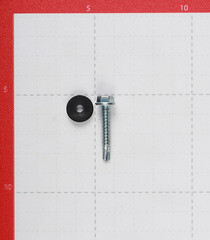 Саморезы кровельные с буром 28х4,8 мм металл-дерево оцинкованные (60 шт.) - фото 2