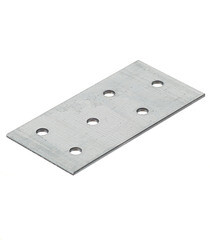 Пластина соединительная оцинкованная 80х40х2.0 мм - фото 3