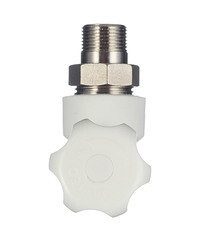 Клапан полипропиленовый Valtec 25 мм х 3/4 НР(ш) для радиатора с американкой угловой (VTp.718.V.02505) - фото 6