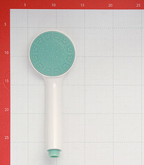 Лейка для душа Union d83 мм 1 режим без шланга пластик белая (MW071) - фото 3