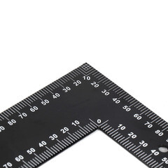 Угольник строительный Hesler 600 мм стальной окрашенный - фото 2