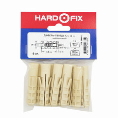 Дюбель распорный Hard-Fix 12x60 мм нейлон (6 шт.) - фото 5