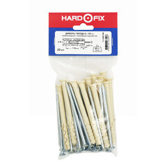 Дюбель-гвоздь Hard-Fix 8x100 мм потайная манжета нейлон (20 шт.) - фото 4