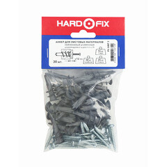 Дюбель для листовых материалов Hard-Fix PBAM 4,5x35 мм нейлон усиленный с шурупом (30 шт.) - фото 5
