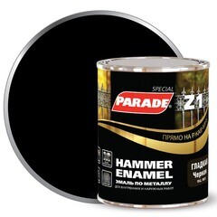 Эмаль по металлу гладкая Parade Z1 RAL 9005 черная 0,75 л