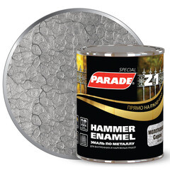 Эмаль по металлу молотковая Parade Z1 543-321 серая 0,75 л