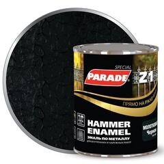 Эмаль по металлу молотковая Parade Z1 543-504 черная 0,75 л