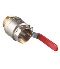 Кран шаровой латунный Valtec Base 2 ВР(г) х 2 НР(ш) ручка прямой (VT.215.N.09) - фото 5