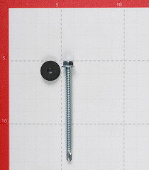 Саморезы кровельные с буром 76х5,5 мм металл-металл оцинкованные (130 шт.) - фото 2