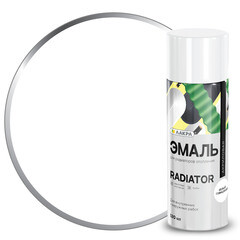 Эмаль аэрозольная для радиаторов Лакра Radiator белая глянцевая