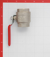 Кран шаровой латунный Valtec Base 2 ВР(г) х 2 ВР(г) ручка прямой (VT.214.N.09) - фото 2