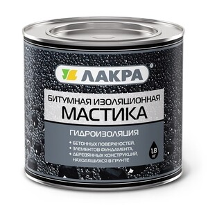 Мастика битумная изоляционная Лакра 1,8 кг — купить в Санкт-Петербурге ...