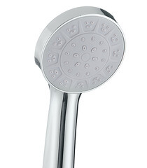 Лейка для душа Union d83 мм 1 режим без шланга пластик хром (MW064) - фото 6