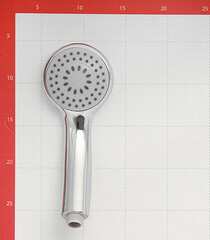 Лейка для душа Union d85 мм 1 режим без шланга пластик хром (148921) - фото 2