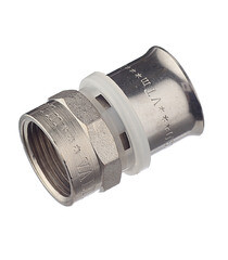 Соединитель прямой VALTEC (VTm.202.N.002605) 26(пресс) х 3/4 ВР(г) - фото 3