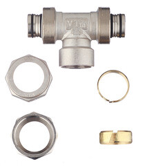 Тройник VALTEC (VTm.332.N.320632) 32 обж(ц) х 1 ВР(г) х 32 обж(ц) - фото 3