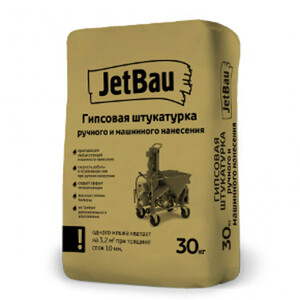 Штукатурка гипсовая Jet Bau 30 кг — купить в Санкт-Петербурге: цены ...