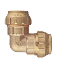 Угол ПНД Tiemme компрессионный 32х32 мм латунь - фото 2