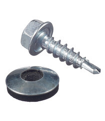 Саморезы кровельные с буром 19х4,8 мм металл-дерево оцинкованные (70 шт.) - фото 3