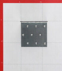 Уголок соединительный оцинкованный 60х60х60х2 мм - фото 3