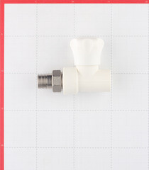 Клапан полипропиленовый Valtec 20 мм х 1/2 НР(ш) для радиатора с американкой (VTp.717.V.02004) - фото 6