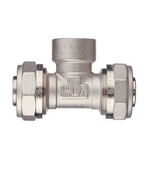 Тройник VALTEC (VTm.332.N.320632) 32 обж(ц) х 1 ВР(г) х 32 обж(ц) - фото 2