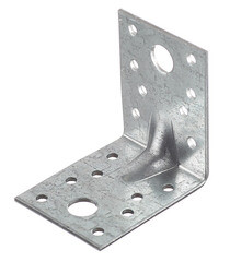 Изображение товара Уголок крепежный усиленный оцинкованный 70х70х55х2.5 мм