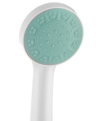 Лейка для душа Union d83 мм 1 режим без шланга пластик белая (MW071) - фото 4