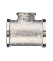 Тройник переходной Valtec 1 ВР(г) х 1/2 ВР(г) х 1 ВР(г) латунный (VTr.750.N.0604) - фото 4