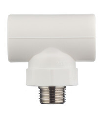 Тройник полипропиленовый Valtec переходный 25 мм х 1/2 НР(ш) х 25 мм (VTp.733.0.02504) - фото 4