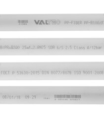 Труба полипропиленовая Valtec армированная стекловолокном 25х2000 мм PN25 (VTp.700.FB25.25.02) - фото 2