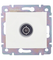 Розетка телевизионная Legrand Valena встраиваемая белая (694276) - фото 1