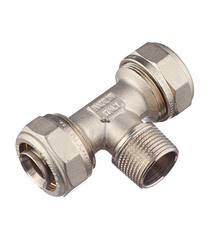 Тройник 26 обж(ц) х 3/4 НР(ш) х 26 обж(ц) - фото 1