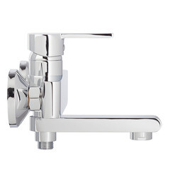 Смеситель для ванны Lavelly Balance хром однорычажный с коротким изливом с лейкой (672217) - фото 9