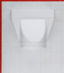 Соединитель эксцентриковый пластиковый для плоских воздуховодов 60х204 мм с круглыми d125 мм - фото 3