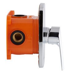 Смеситель для душа встраиваемый Lavelly Steel однорычажный с механизмом в комплекте хром (672247) - фото 7