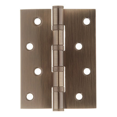 Петля Corsa Deco карточная универсальная неразъемная 100х75 мм античная бронза