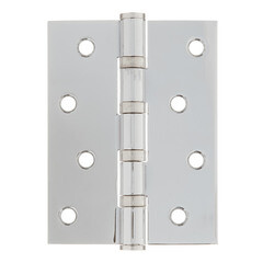 Петля Corsa Deco карточная универсальная неразъемная 100х75 мм серебро