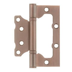 Петля Corsa Deco бабочка универсальная неразъемная 100х75 мм медь - фото 1