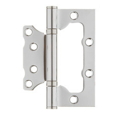 Петля Corsa Deco бабочка универсальная неразъемная 100х75 мм серебро