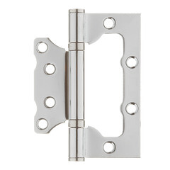 Петля Corsa Deco бабочка универсальная неразъемная 100х75 мм серебро