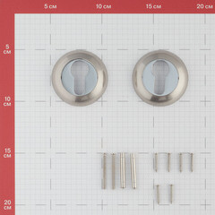 Ключевина Corsa Deco круглая розетка матовый никель (669908) - фото 2