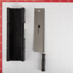 Стусло Сибртех пластиковое с пилой 300х60 мм (222307) - фото 2