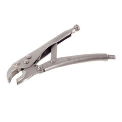 Изображение товара Зажим ручной Сибртех с полукруглыми губками 180 мм (18421)
