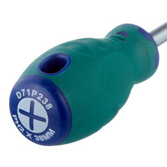 Отвертка крестовая PH2 38 мм Jonnesway Anti-slip grip (D71P238) - фото 3
