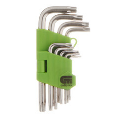 Изображение товара Набор шестигранных ключей Сибртех Torx 10-50 мм (12321) (9 шт.)