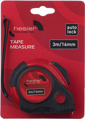 Рулетка Hesler с автостопом 3 м x 16 мм - фото 4