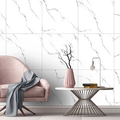 Керамогранит Grasaro Softmarble белый 600х600х9 мм (5 шт.=1,8 кв.м) - фото 12