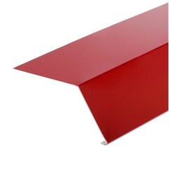 Планка карнизная для металлочерепицы 100х69 мм 2 м красное вино RAL 3005