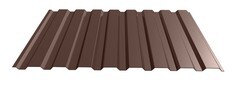 Профнастил МП20 ПЭ-01 1,15х3 м 0,4 мм коричневый RAL 8017